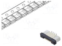 Connector: FFC/FPC; horizontal; PIN: 8; ZIF; SMT; 500mA; tinned; 30mΩ