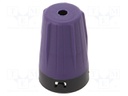 Cable clamp; violet; Series: rearTWIST
