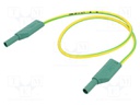 Test lead; 32A; banana plug with axial socket 4mm,both sides