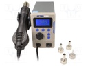 Hot air soldering station; digital; 800W; 100÷500°C; 30÷120l/min