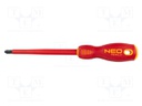 Screwdriver; insulated; Phillips; PH3; 150mm; 1kVAC