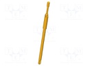 Test needle; Operational spring compression: 4mm; 8A; Ø: 1.5mm
