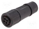 Connector: circular; Series: eco|mate Aquarius; plug; female; 500V