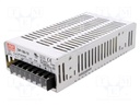 Power supply: switched-mode; modular; 102W; 12VDC; 179x99x45mm