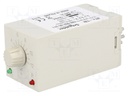 Timer; 1÷12s; DPDT; 230VAC/5A; 12VDC; number of operation modes: 1