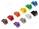 A kit of cable labels; 3÷6.5mm; Pcs.quantity in set: 1000; H: 8mm