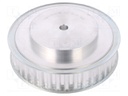 Belt pulley; T10; W: 25mm; whell width: 40mm; Ø: 125.45mm; aluminium