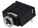 Socket; Jack 3,5mm; female; stereo; No.of term: 3; on PCBs; THT