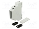 Enclosure: for DIN rail mounting; Y: 90mm; X: 18mm; Z: 65mm; ABS