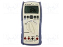 Digital multimeter; USB; LCD; (40000); 3x/s; Temp: -200÷1200°C