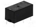 Relay: electromagnetic; SPST-NO; Ucoil: 12VDC; 5A/250VAC; 5A/30VDC