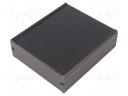 Enclosure: with panel; TUF; X: 94mm; Y: 100mm; Z: 32mm; aluminium