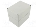 Enclosure: multipurpose; X: 120mm; Y: 160mm; Z: 140mm; EURONORD; grey