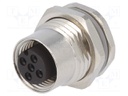 Socket; M12; PIN: 3; female; A code-DeviceNet / CANopen; soldering