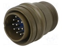Connector: circular; Series: 97; plug; male; PIN: 17; silver plated