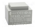 Transformer: encapsulated; 6VA; 230VAC; 15V; 15V; 200mA; 200mA; IP00