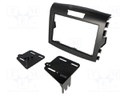 Radio mounting frame; Honda; 2 DIN; anthracite