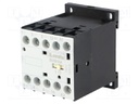 Contactor: 3-pole; NO x3; Auxiliary contacts: NO; 230VAC; 9A; DIN