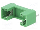 Fuse holder; cylindrical fuses; THT; 5x20mm; -30÷85°C; 6.3A; green