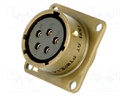Connector: circular; MIL-C-26482, Series 1,PT; socket; female