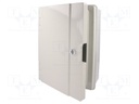 Enclosure: wall mounting; X: 221mm; Y: 311mm; Z: 137mm; ABS; grey