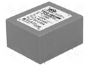 Transformer: encapsulated; 10VA; 230VAC; 6V; 6V; 0.83A; 0.83A; IP00
