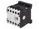 Contactor: 3-pole; NO x3; Auxiliary contacts: NO; 24VDC; 12A; DIN