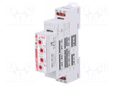 Timer; 1s÷10days; SPDT; 24VDC/16A,250VAC/16A; 12÷240VAC; DIN; IP20
