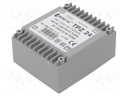 Transformer: mains; 24VA; 115VAC; 6V; 6V; Mounting: PCB; IP00