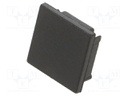 Cap for LED profiles; black; 20pcs; ABS; SMART16