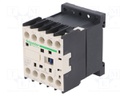 Contactor: 4-pole; NO x4; 24VAC; 12A; DIN,on panel; TeSys K; W: 45mm