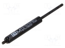 Gas spring; Thread: M6; E: 155mm; Øout: 15mm; Piston diam: 6mm; 400N
