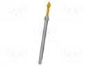 Test needle; Operational spring compression: 4mm; 20A; Ø: 1.75mm