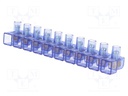 Terminal block; screw terminal; ways: 10; for cable; 4mm2; 450V