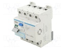 RCD breaker; Inom: 40A; Ires: 30mA; Max surge current: 250A; IP20