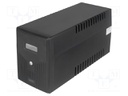 Power supply: UPS; 1200W; 2000VA; 230VAC; 198x158x380mm; 9Ah; 2÷6ms