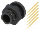 Connector: circular; Series: EN2; socket; male; soldering; PIN: 6; 3A