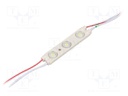 LED; white; 9500K; 1.2W; 120lm; IP67; 160°; No.of diodes: 3; -25÷60°C