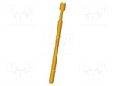 Test needle; Operational spring compression: 4mm; 8A; Ø: 2mm; 5N