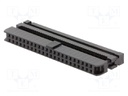 Plug; IDC; female; PIN: 44; IDC; for ribbon cable; 1mm; gold flash