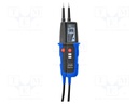 Tester: electrical; LCD; 3,5 digit (1999); Sampling: 3x/s; 0÷60Hz