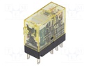 Relay: electromagnetic; DPDT; Ucoil: 24VDC; 6A/250VAC; 6A/30VDC