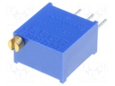 Potentiometer: mounting; multiturn; 1MΩ; 500mW; THT; ±10%; linear