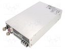 AC/DC Enclosed Power Supply (PSU), ITE, 1 Outputs, 2.4 kW, 15 V, 160 A