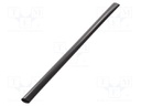 Heat shrink sleeve; glued; 30mm; L: 1m; black; Temp: -25÷125°C