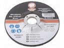 Grinding wheels; Ø: 125mm; Øhole: 22mm; Disc thick: 6mm