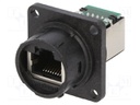Coupler; PIN: 8; Cat: 5e; unshielded; Layout: 8p8c