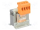 Transformer: mains; 12VA; 230VAC; 230V; Leads: terminal block; IP00