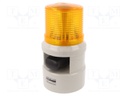 Signaller: lighting-sound; 24VDC; Colour: amber; IP54; -30÷50°C
