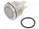 Switch: vandal resistant; Pos: 2; SPDT; 3A/220VAC; 5A/24VDC; IP65